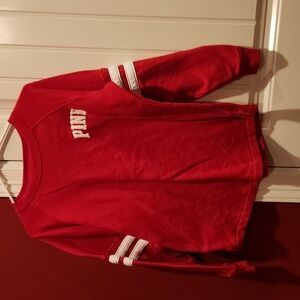 Red sweater from PINK